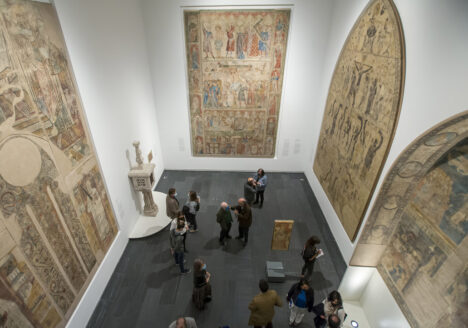 Proyecto Sala pinturas murales Museo de Navarra. 01